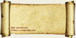 Nina Borovnjak vizit kartica